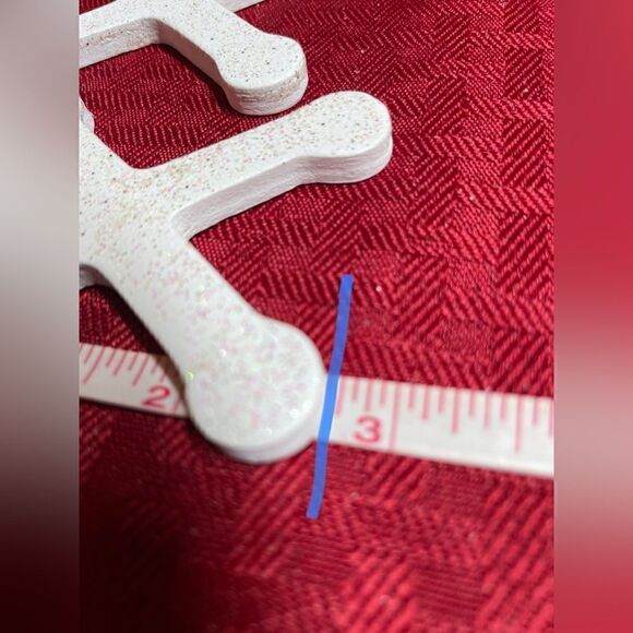 8 NEW! “XOXO” Sparkles Kisses & Hugs Glitter Letters Bonus Set of 8 XOXO Whit… - Picture 7 of 12